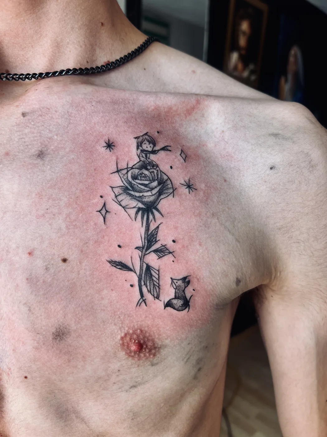 El Principito y la rosa